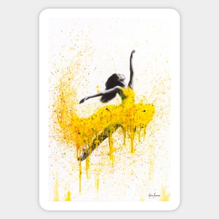 Sunflower Dancing Sticker